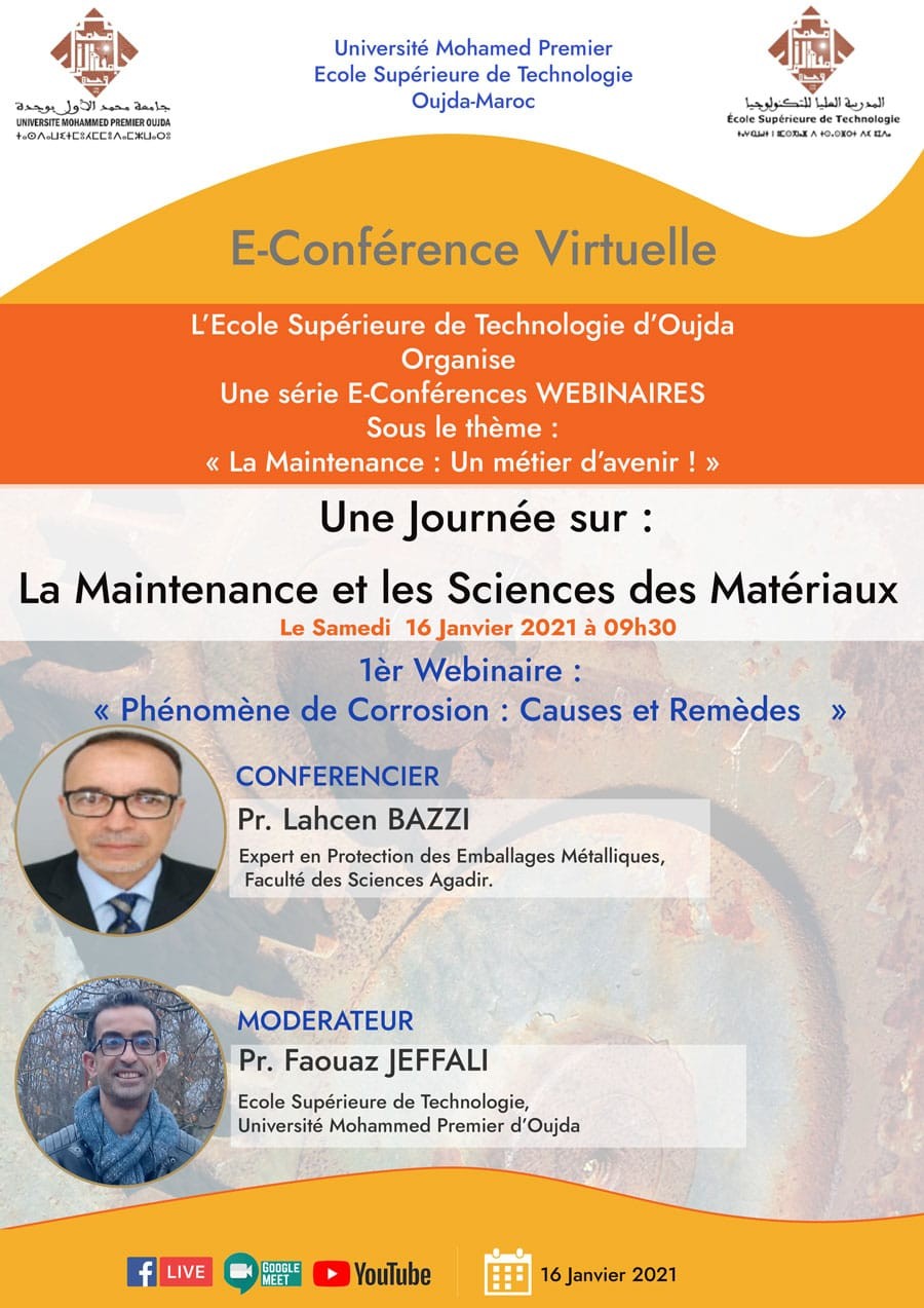 E-conférence virtuelle, sous le thème : " la maintenance : un métier d'avenir ! "